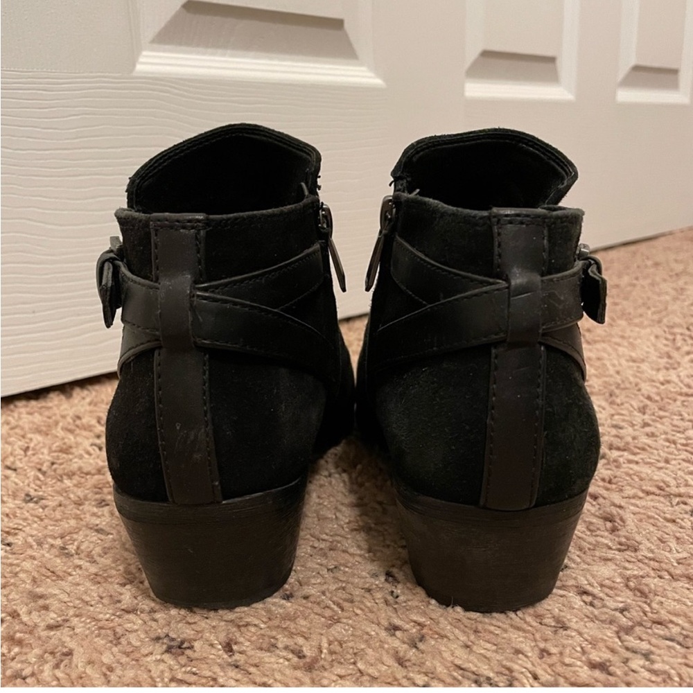 Sam Edelman Black Suede Ankle Boots - Picture 4 of 4